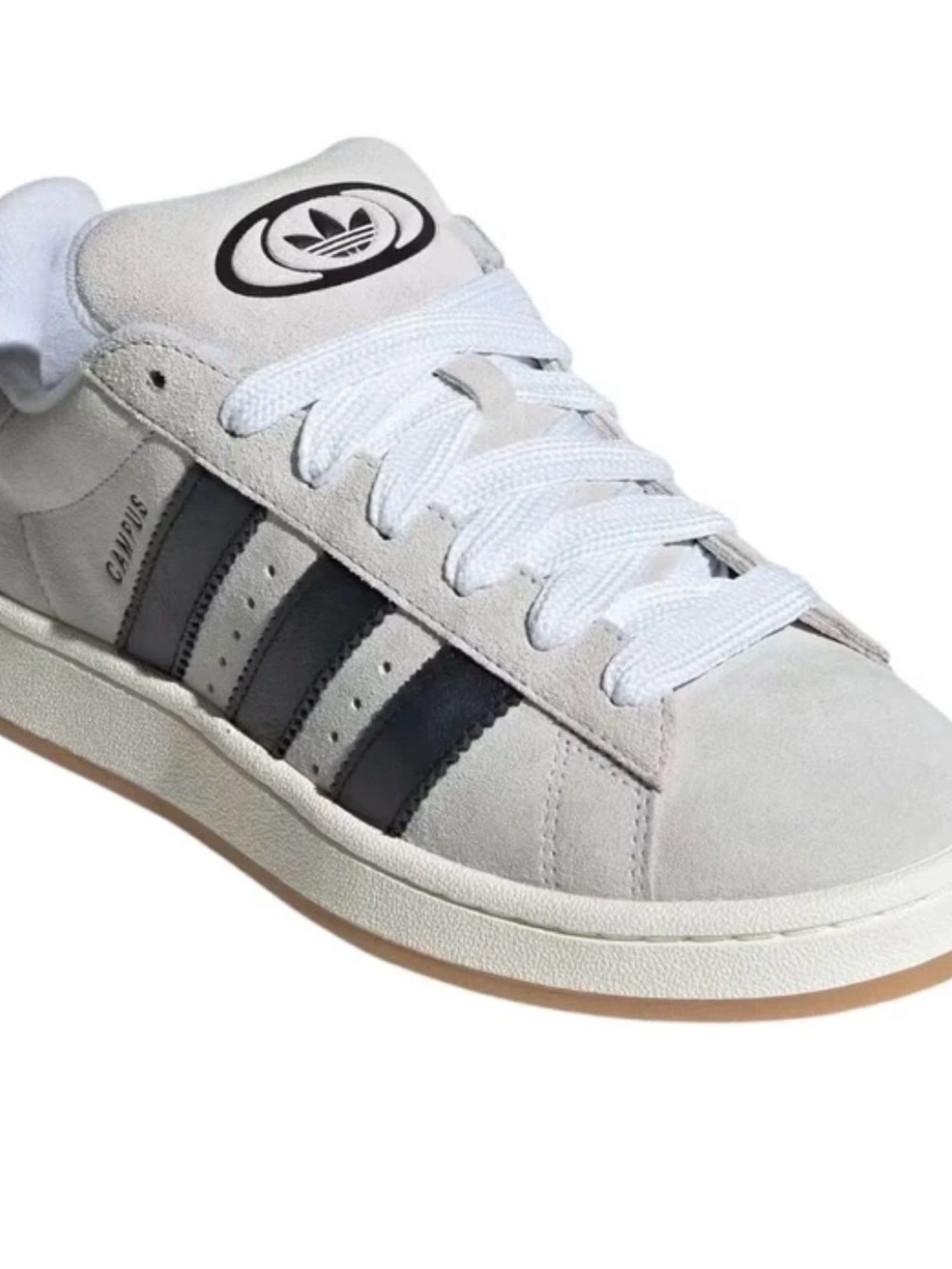 Adidas Campus 00s 'Camp Crystal White Core Black Off White' JR1646 Men's - Picture 5 of 7
